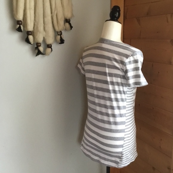 Michael Kors striped cotton short sleeved top - Picture 5 of 7